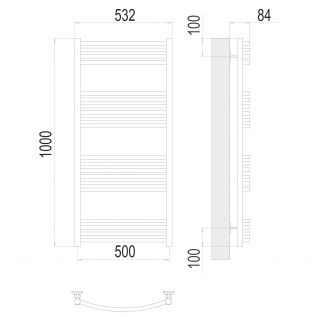 Полотенцесушитель водяной Terminus Классик 