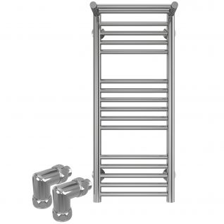 Полотенцесушитель водяной Terminus Аврора с полкой