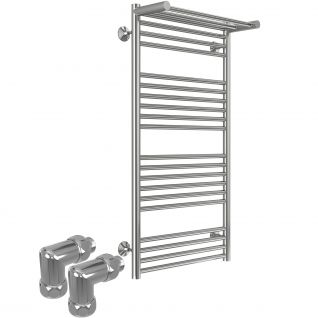 Полотенцесушитель водяной Terminus Аврора с полкой