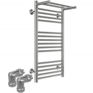 Полотенцесушитель водяной Terminus Аврора с полкой