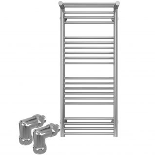 Полотенцесушитель водяной Terminus Аврора с полкой