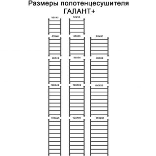 Полотенцесушитель водяной Сунержа Галант +