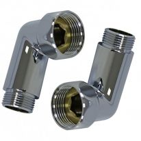 Американка угловая для полотенцесушителя 741SCH1410 г/ш 1 1/4" х 1"