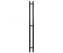 Полотенцесушитель электрический Grois Orso GR-134 П3 черный матовый