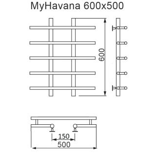 Полотенцесушитель электрический Myfrea MyHavana