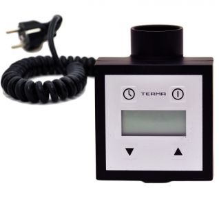 Комплект блок управления KTX 3 MU черный с Terma-split 600W, спиральный кабель с вилкой