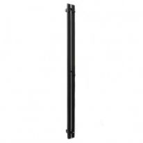 Полотенцесушитель водяной Grota Corsa с крючками черный матовый