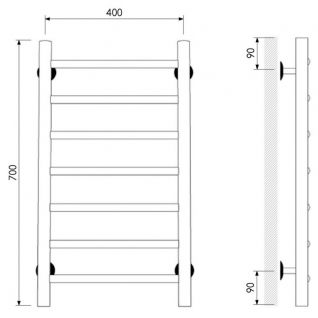 Полотенцесушитель электрический Laris Классик