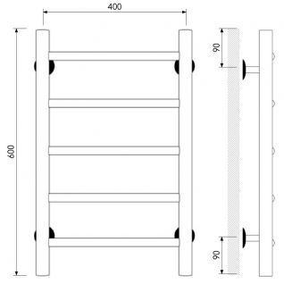 Полотенцесушитель электрический Laris Классик