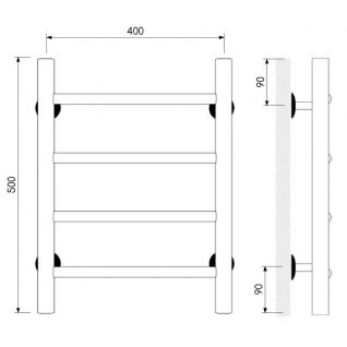 Полотенцесушитель электрический Laris Классик