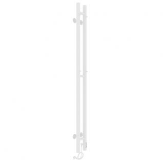 Полотенцесушитель электрический Laris Прайм Дуэт ЧК 1200х80 (Круг) белый