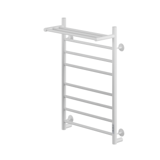 Полотенцесушитель электрический Ника Way-2  Универсальный с полкой белый матовый
