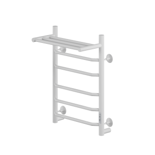 Полотенцесушитель электрический Ника Way-3  Универсальный с полкой белый матовый