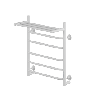 Полотенцесушитель электрический Ника Way-3  Универсальный с полкой белый матовый