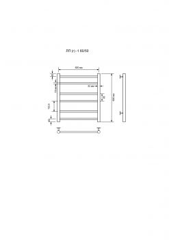 Полотенцесушитель водяной Comfysan Luce, хром