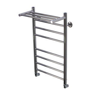 Полотенцесушитель водяной Comfysan Luce с полкой, хром