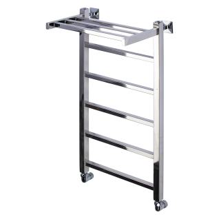 Полотенцесушитель водяной Comfysan Marte-K с полкой, хром