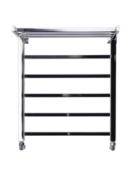 Полотенцесушитель водяной Comfysan Marte-K с полкой, хром