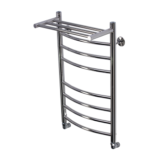 Полотенцесушитель водяной Comfysan Noumi с полкой, хром