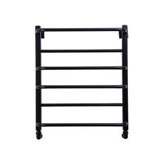 Полотенцесушитель водяной Comfysan Puro-K, черный матовый