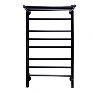 Полотенцесушитель электрический с/т Comfysan Luce с полкой, черный