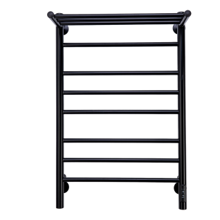 Полотенцесушитель электрический с/т Comfysan Luce с полкой, черный