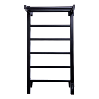 Полотенцесушитель электрический с/т Comfysan Marte-K с полкой, черный