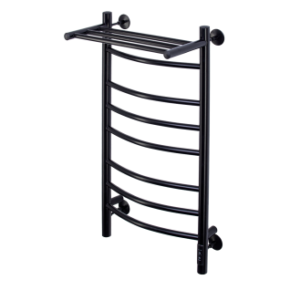 Полотенцесушитель электрический с/т Comfysan Noumi с полкой, черный