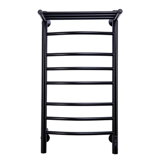 Полотенцесушитель электрический с/т Comfysan Noumi с полкой, черный