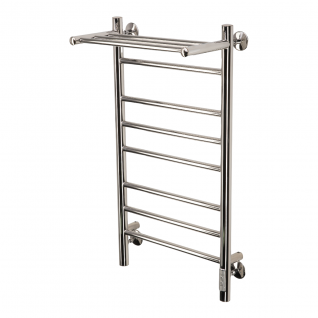 Полотенцесушитель электрический с/т Comfysan Luce с полкой, хром