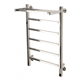 Полотенцесушитель электрический с/т Comfysan Marte-K с полкой, хром