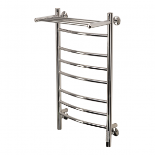 Полотенцесушитель электрический с/т Comfysan Noumi с полкой, хром