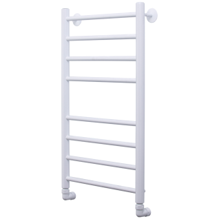 Полотенцесушитель водяной Comfysan Luce, белый матовый