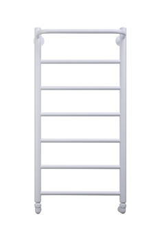 Полотенцесушитель водяной Comfysan Capri с полкой, белый матовый