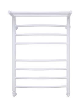 Полотенцесушитель водяной Comfysan Noumi с полкой, белый матовый