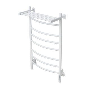 Полотенцесушитель электрический с/т Comfysan Noumi с полкой, белый