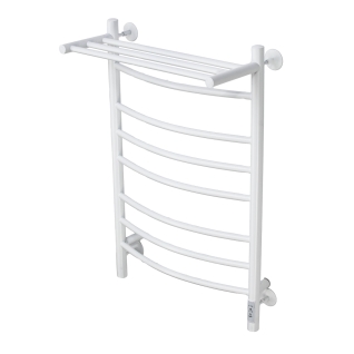 Полотенцесушитель электрический с/т Comfysan Noumi с полкой, белый