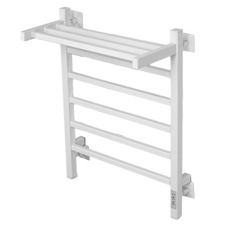 Полотенцесушитель электрический с/т Comfysan Marte-K с полкой, белый