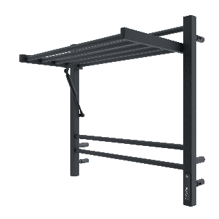 Полотенцесушитель электрический КС TERMINUS Горизонт П8 черный муар