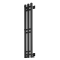 Полотенцесушитель электрический Ника Robe-3 120x15 черный матовый, универсальный