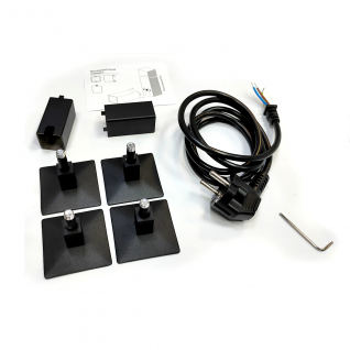 Полотенцесушитель электрический с/т Comfysan Roma-K черный матовый 