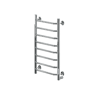 Полотенцесушитель электрический с/т Comfysan Scola, хром		