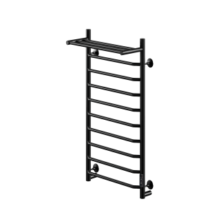 Полотенцесушитель электрический с/т Comfysan Scola с полкой, черный