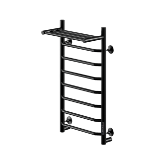 Полотенцесушитель электрический с/т Comfysan Scola с полкой, черный