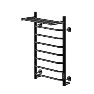 Полотенцесушитель электрический с/т Comfysan Scola с полкой, черный