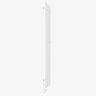 Полотенцесушитель электрический Laris ТЕЯ ЧК П3 190х1200 (КРУГ) белый