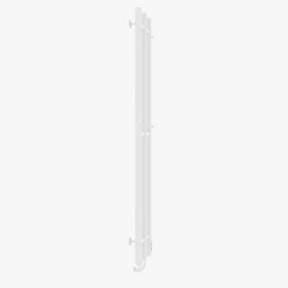 Полотенцесушитель электрический Laris ТЕЯ ЧК П3 190х1200 (КРУГ) белый