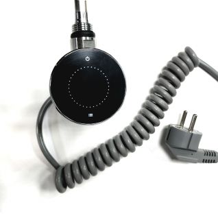 Электрический ТЭН LUX-06М-300 с таймером (сенсор) 300W черный					