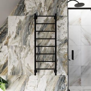 Полотенцесушитель электрический Grota Simple K  черный матовый