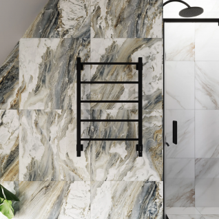 Полотенцесушитель электрический Grota Simple K  черный матовый